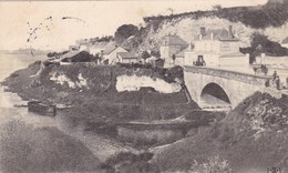 37. FONDETTES. CPA. VUE PANORAMIQUE. EMBOUCHURE DE LA CHOISILLE. DANS LA LOIRE. ANNEE 1906 + TEXTE - Fondettes