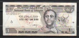 329-Ethiopie Billet De 1 Birr 2006 GK025 - Etiopía