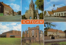 ICHTEGEM : 6 Zichten.  Niet-gelopen Postkaart / Carte Neuve / Not Travelled Postcard. - Ichtegem