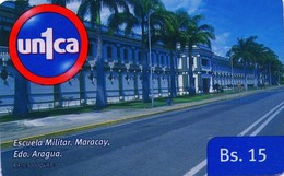 VENEZUELA, GSM-RECARGA. Escuela Militar, Maracay. Edo. Aragua. UI091121. VE-UNICA-U-091121. (280). - Armee