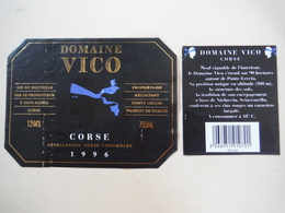 Corse Domaine Vico 1996 - Ponte Leccia à Aléria - Autres & Non Classés