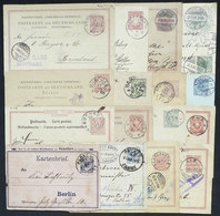 GERMANY: 16 Old Used Postal Stationeries (2 Of Private Post), Most Of Fine Quality, Some With Nice Cancels, Low Start! - Préphilatélie
