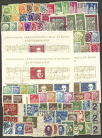 GERMANY: Lot Of Stamps And Sovuenir Sheets Of Varied Periods, Used Or Mint (they Can Be Without Gum), Some With Small De - Sammlungen