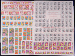GERMANY: FIGHT AGAINST TUBERCULOSIS: More Than 1,700 Cinderellas Of Circa 1964/1976, Almost All In Complete Sheets (some - Sonstige & Ohne Zuordnung