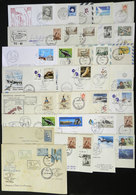 ARGENTINE ANTARCTICA: 34 Covers With Marks Of Varied Antarctic Stations, Special Flights, Antarctic Campaigns, Etc., Sev - Otros & Sin Clasificación