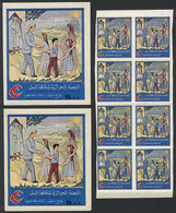 ALGERIA: FIGHT AGAINST TUBERCULOSIS: Lot Of 8 Stamps + 2  Window Labels, Excellent Quality! - Algeria (1962-...)