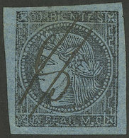 ARGENTINA: GJ.1, Un Real M.C. Pen Cancelled, VF Quality! - Corrientes (1856-1880)