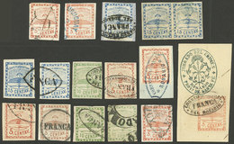 ARGENTINA: Lot Of Stamps With FORGED CANCELS, Interesting Group For Study, VF Quality! - Unused Stamps