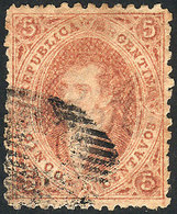 ARGENTINA: GJ.20, 3rd Printing, With Mute Barred Oval Cancel Of VICTORIA, Excellent Quality! - Usati