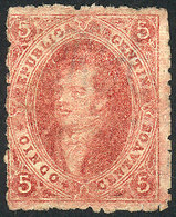 ARGENTINA: GJ.25, 4th Printing, Light Red-rose, Unused, Nice Example! - Gebruikt