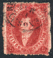 ARGENTINA: GJ.26, Typical Example Of 5th Printing, Dark Carmine, Thick Paper, Excellent! - Usados