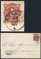 ARGENTINA: Entire Letter Sent From Rosario To Córdoba On 12/NO/1877, VF! - Other & Unclassified