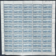 ARGENTINA: GJ.273, 1902 Port Of Rosario, COMPLETE SHEET OF 50 STAMPS, MNH, VF Quality, Very Rare! - Andere & Zonder Classificatie