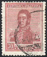 ARGENTINA: GJ.492, With W. Bond Watermark, VF Quality! - Other & Unclassified