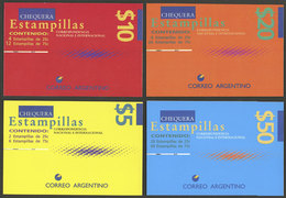 ARGENTINA: Booklet GJ.2703A(1) To 2703A(4), The Complete Set Of 4 Booklets, Excellent Quality! - Other & Unclassified