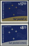 ARGENTINA: GJ.2934/5, Sur Postal, Cmpl. Set Of 2 MNH Values, VF Quality! - Other & Unclassified