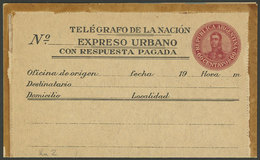 ARGENTINA: Expreso Urbano GJ.EXU- 2, Excellent Quality! - Postal Stationery