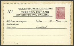 ARGENTINA: Expreso Urbano GJ.EXU- 5, Excellent Quality! - Postal Stationery