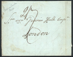 ARGENTINA: Entire Letter Dated Buenos Aires 20/MAR/1844, To London, Arrival Backstamp Of 20/JUN, VF Quality! - Autres & Non Classés