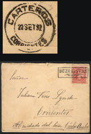 ARGENTINA: Cover (original Letter Included) Sent From Buenos Aires To Corrientes On 17/SE/1892, Franked By GJ.106 With N - Other & Unclassified