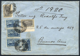 ARGENTINA: Rare Franking And Cancel: Cover Sent From TRES LOMAS To Buenos Aires On 21/SE/1910 Franked With 52c. With Sta - Other & Unclassified