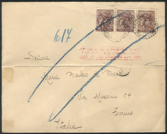 ARGENTINA: Cover Sent From Buenos Aires To Italy On 24/NO/1941, And Returned To Sender With Rectangular Carmine Handstam - Sonstige & Ohne Zuordnung