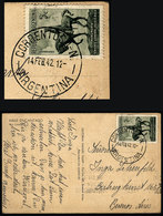 ARGENTINA: Postcard Sent To Buenos Aires On 14/FE/1942 With Postmark Of CORRENTOSO (Neuquén), VF Quality, Rare! - Autres & Non Classés