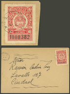 ARGENTINA: Circa 1950, Cover Used In Mendoza Franked With REVENUE STAMP Of The Province Of Mendoza Of 10c., WITHOUT Dues - Sonstige & Ohne Zuordnung