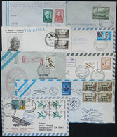 ARGENTINA: 8 Covers Flown Between 1949 And 1975, First Flights Or Special Flights, VF Quality! - Other & Unclassified