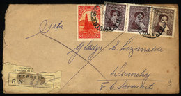 ARGENTINA: RARE COMBINATION Of Twin Values: Express Cover Sent From Bragado To Dennehy On 4/MAR/1951, Franked With 80c.  - Sonstige & Ohne Zuordnung