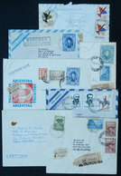 ARGENTINA: 16 Covers Sent In The 1960s, Most To Bariloche And Franked With Good Registered Postages, Including High Valu - Sonstige & Ohne Zuordnung
