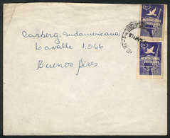 ARGENTINA: Cover Sent From Roque Saenz Peña To Buenos Aires On 9/MAR/1977, Franked With 2 CINDERELLAS "Meditaciones Cris - Other & Unclassified
