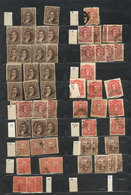 ARGENTINA: Stockbook With Large Number Of Used Stamps, Including Many Very Old Examples, High Catalogue Value, Very Inte - Collections, Lots & Series