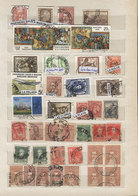 ARGENTINA: CANCELS: Stockbook With 1140 Stamps With Cancels Of 168 Different Towns, Most Of The Province Of Buenos Aires - Lots & Serien