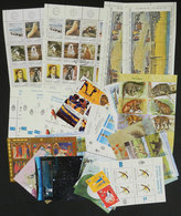 ARGENTINA: Lot Of Modern Souvenir Sheets, Almost All MNH, A Few With First Day Postmark, Also A Few Stamps, Very Fine Qu - Collections, Lots & Series