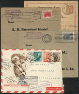 AUSTRIA: 1 Postal Card Of 1892 + 3 Covers Posted Between 1931 And 1949, Interesting! - Altri & Non Classificati