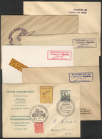 AUSTRIA: 6 Covers Flown By ROCKETS, All With Interesting Marks, Very Good Lot! - Other & Unclassified