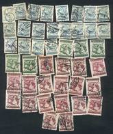 AUSTRIA: Lot Of Used Stamps: Sc.322 X19 + 323 X5 + 324 X18, All Used, Fine To VF Quality, Catalog Value US$360. - Colecciones