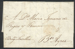 BRAZIL: 16/FEB/1819 RIO DE JANEIRO - Buenos Aires: Entire Letter Without Postal Markings, Text About The Business Activi - Andere & Zonder Classificatie