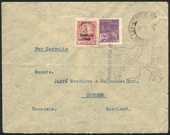 BRAZIL: 30/OC/1932 Pernambuco - Scotland, Via ZEPPELIN: With Friedrichshafen Transit Backstamp, Minor Defects, Very Nice - Sonstige & Ohne Zuordnung