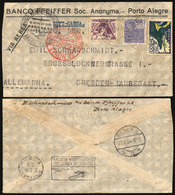 BRAZIL: Airmail Cover Sent From Porto Alegre To Dresden On 21/MAR/1934, VF Quality! - Other & Unclassified