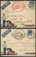 BRAZIL: MARCH 1937: PANAIR First Flights Between Rio And Bello Horizonte, 2 Very Nice Covers! - Autres & Non Classés