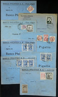 BRAZIL: 8 Covers Posted Between 1940 And 1944 Franked With Commemorative Stamps, VF Quality, Good Opportunity At LOW STA - Autres & Non Classés