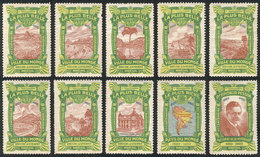 BRAZIL: RIO DE JANEIRO: 10 Old Cinderellas With Nice Views, VF General Quality! - Autres & Non Classés