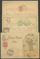 CAPE VERDE: 3 Postal Cards Sent To Switzerland In 1901, Very Nice! - Cape Verde