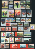 CHINA: Lot Of Stamps (almost All Parts Of Good Sets, Very Thematic) Issued Circa Between 1970 And 1973, All MNH (several - Altri & Non Classificati