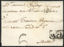 SPAIN: 7/MAY/1793 MURCIA To Madrid, Entire Letter Of Excellent Quality, Market Value US$50 Or More! - Other & Unclassified