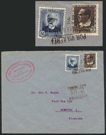 SPAIN: Airmail Cover Sent From LAS PALMAS To Germany On 20/FE/1937 With Nice Postage! - Sonstige & Ohne Zuordnung