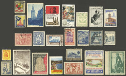 SPAIN: Lot Of Over 20 Interesting Cinderellas, Fine To VF Quality - Other & Unclassified