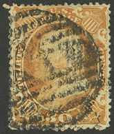 UNITED STATES: Sc.38, 1857/61 Franklin 30c. Orange, Used, Very Nice Example! - Otros & Sin Clasificación